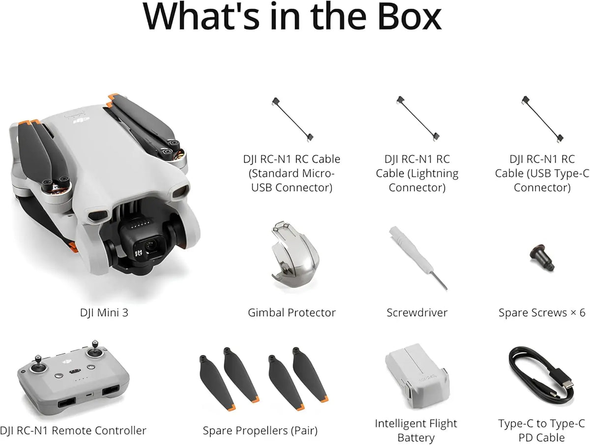 DJI Mini 3 Drone With 4K Camera For Aerial Photography