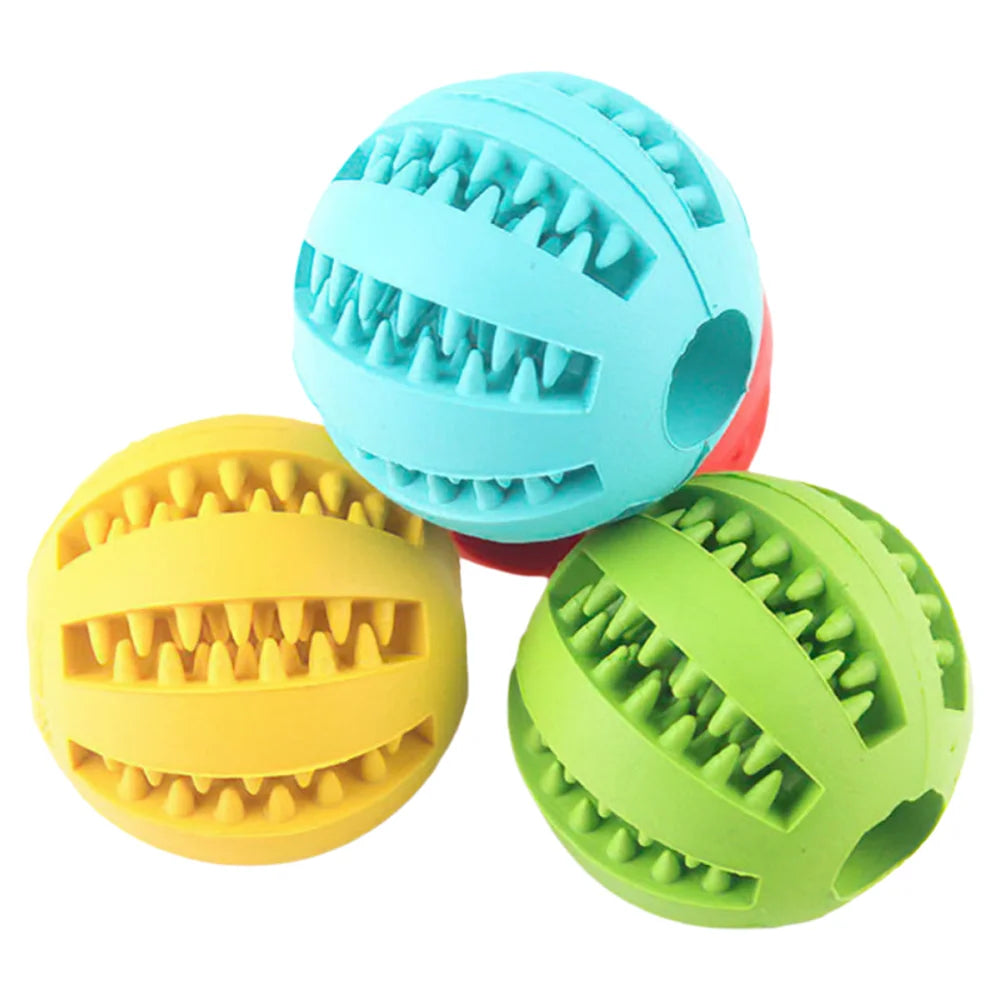 Rubber Teething Puzzle Toy Balls For Dogs