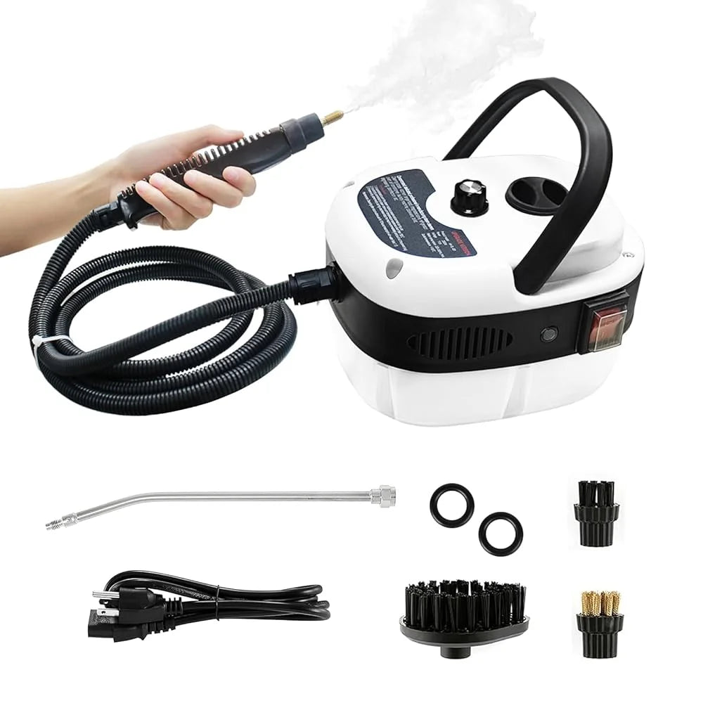 High Temperature 2500W Portable Handheld Steam Cleaner With Accessories