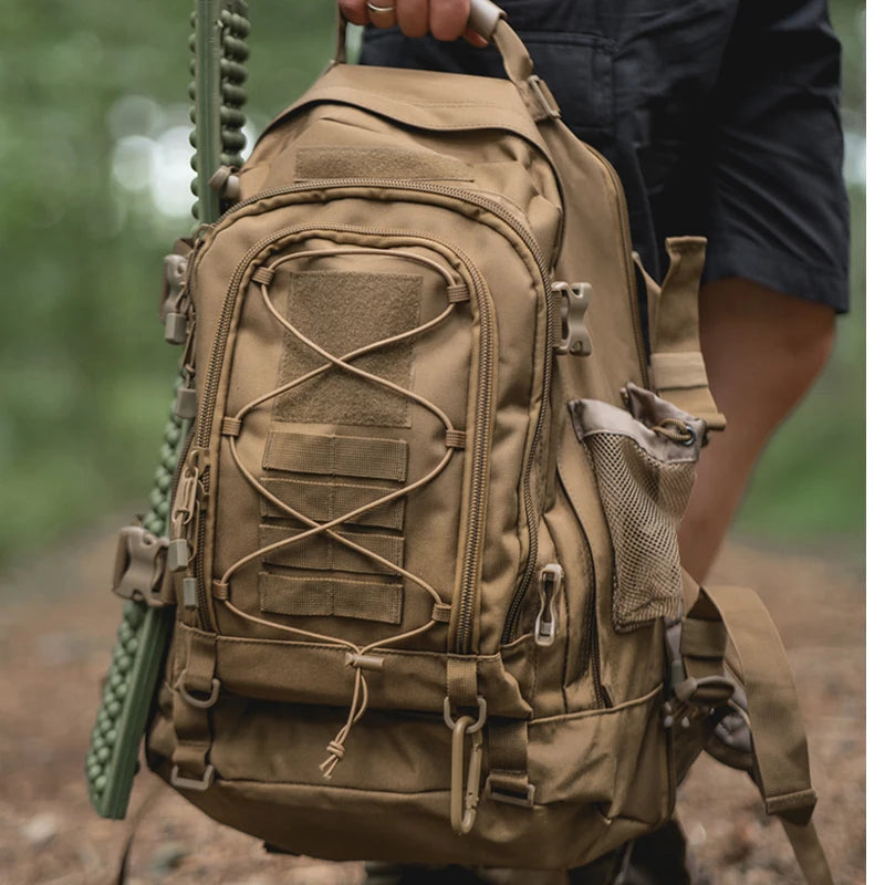 LQARMY Durable Nylon Outdoor Tactical Backpack For Hiking And Travel