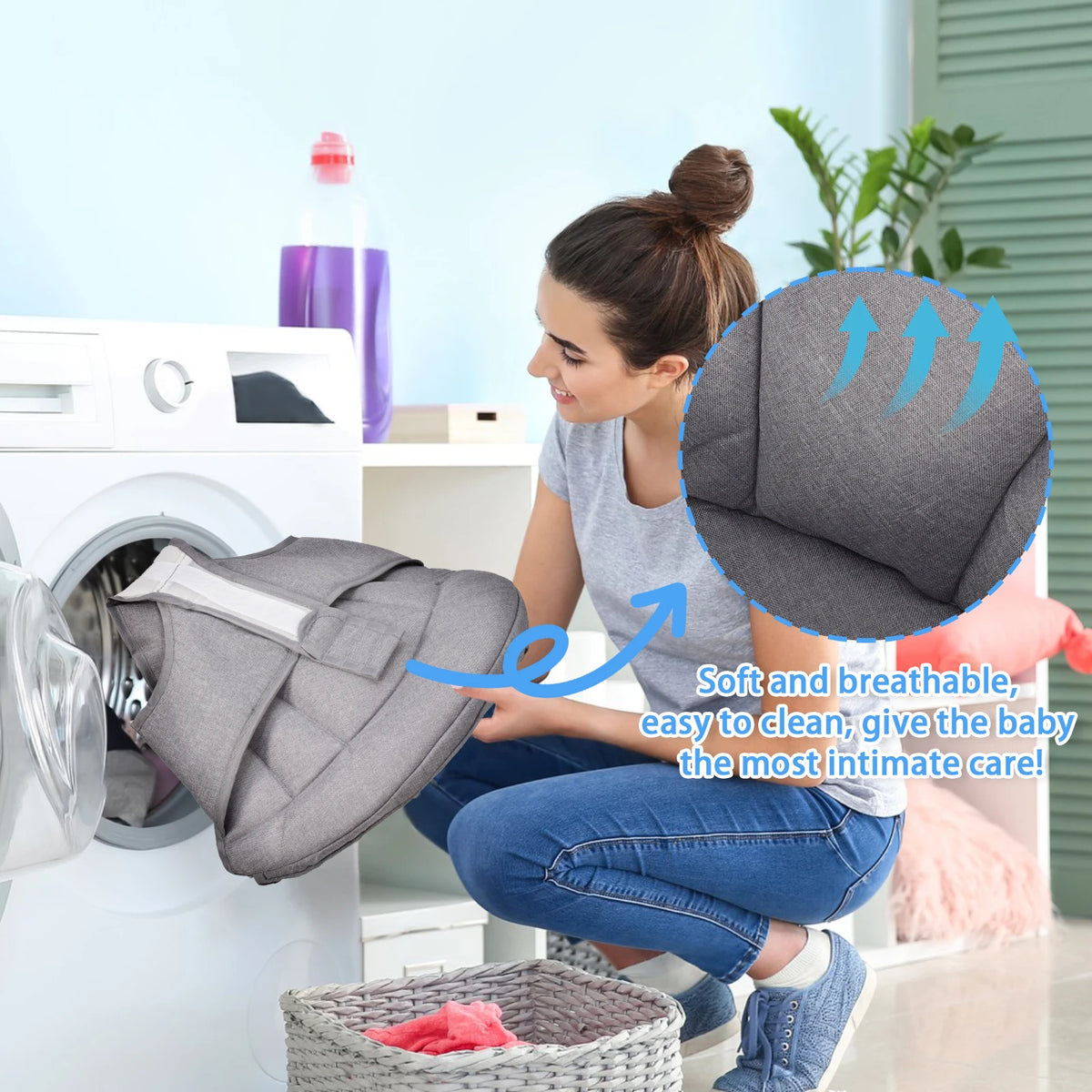 Wismind Adjustable Height Foldable Baby Walker With Activity Tray