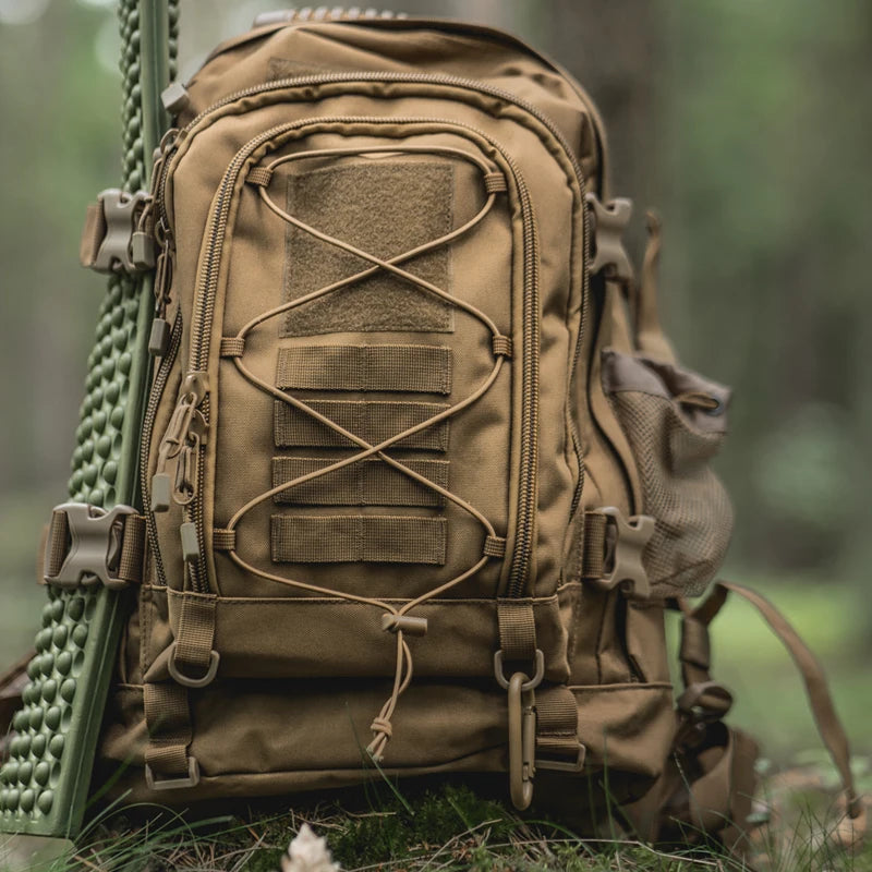 LQARMY Durable Nylon Outdoor Tactical Backpack For Hiking And Travel
