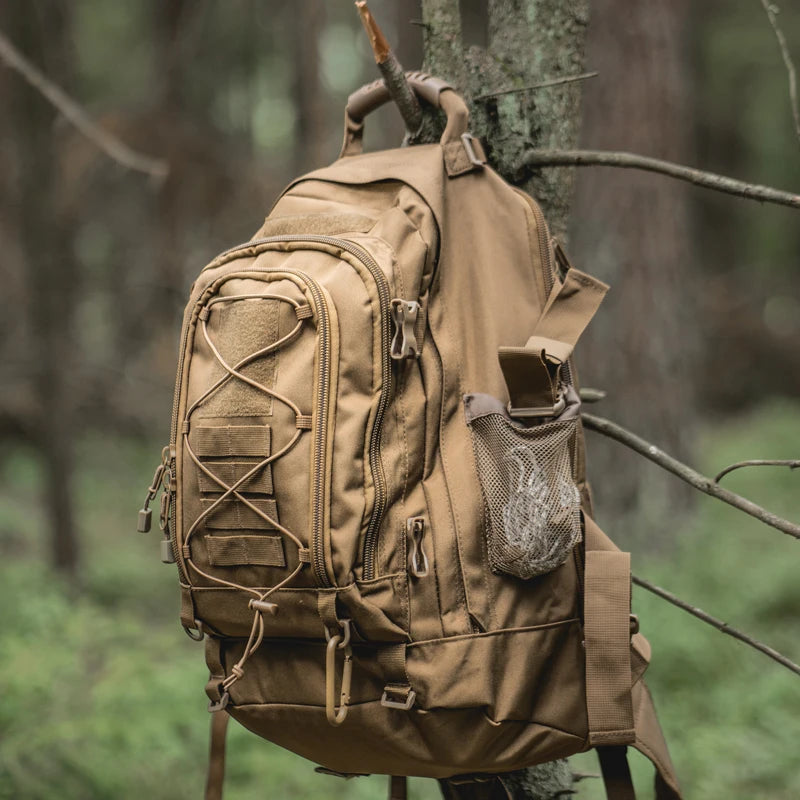 LQARMY Durable Nylon Outdoor Tactical Backpack For Hiking And Travel