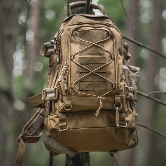 LQARMY Durable Nylon Outdoor Tactical Backpack For Hiking And Travel