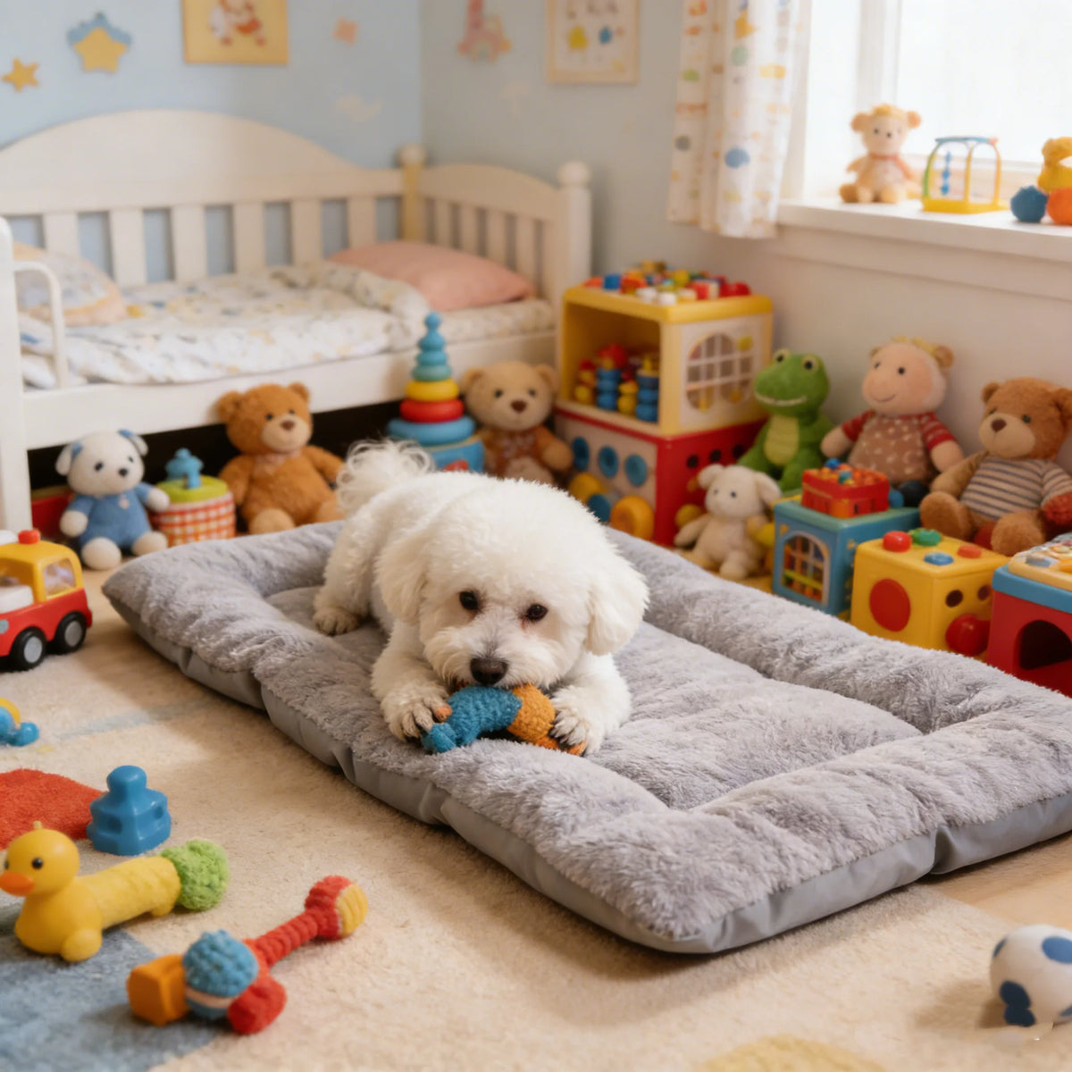 Super Soft Cotton Plush Dog Sofa Bed For Pets