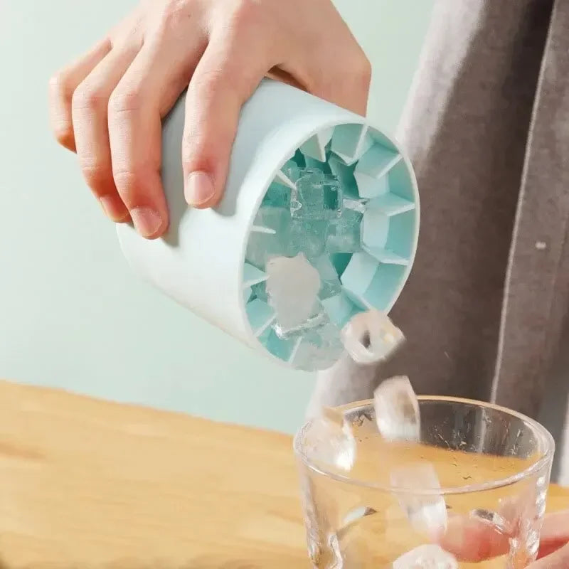 Round Silicone Ice Cube Mold For Summer Barware