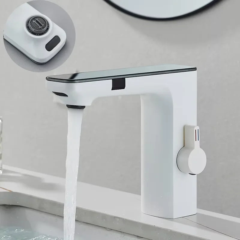 Seamless Shinesia Touch Control Digital LED Sink Faucet