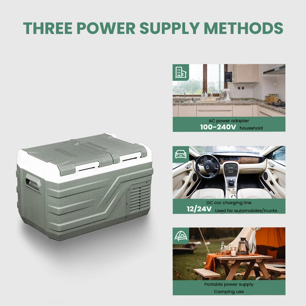 Alpicool Portable Compressor Car Mini Fridge Freezer