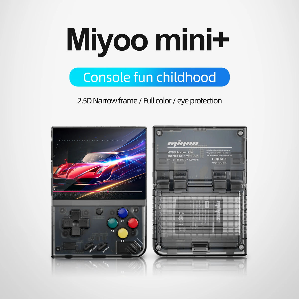 Miyoo Retro Handheld Game Console With High Resolution Display