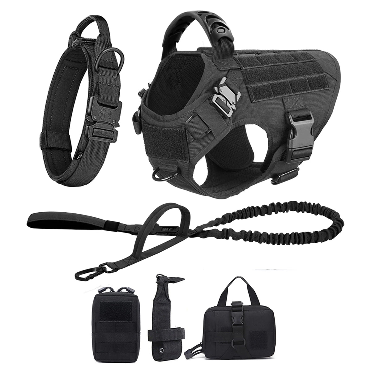 Large Dog Harness And Leash Set Training Vest