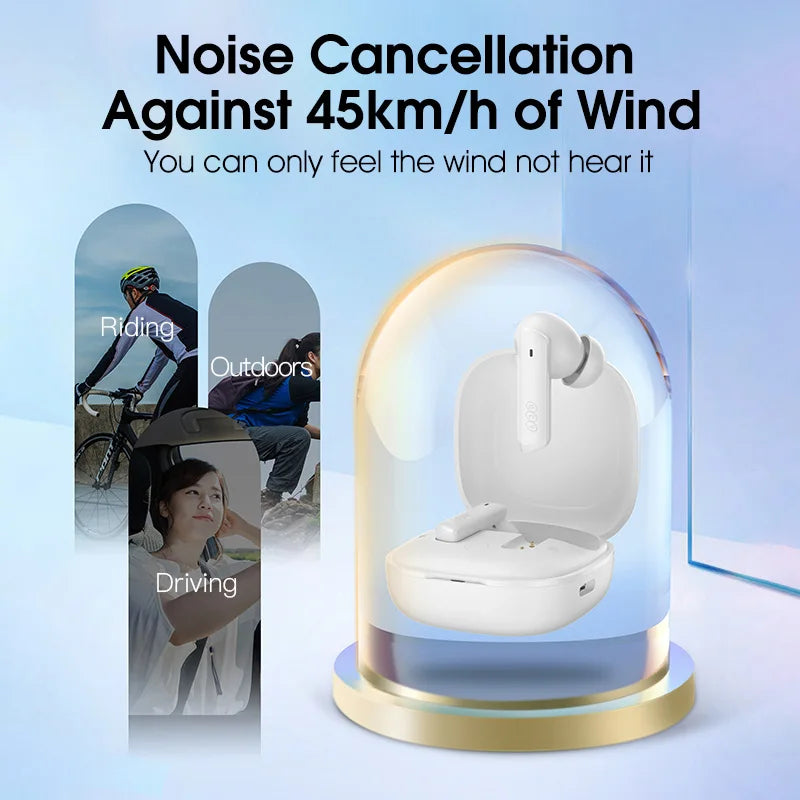 QCY HT05 Active Noise Cancellation Wireless Bluetooth Earbuds