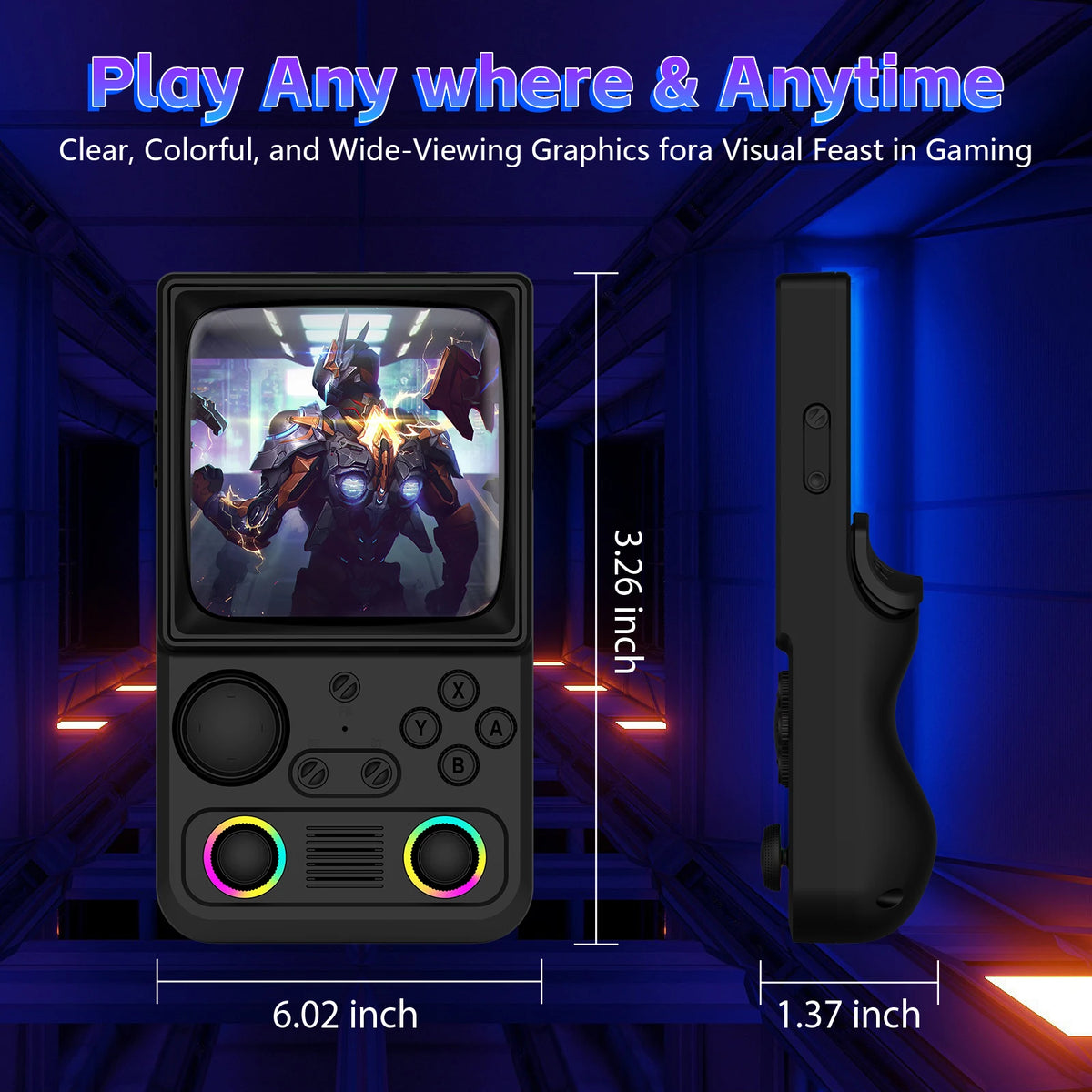 AISLPC RG40 Max Handheld Retro Game Console Portable Player