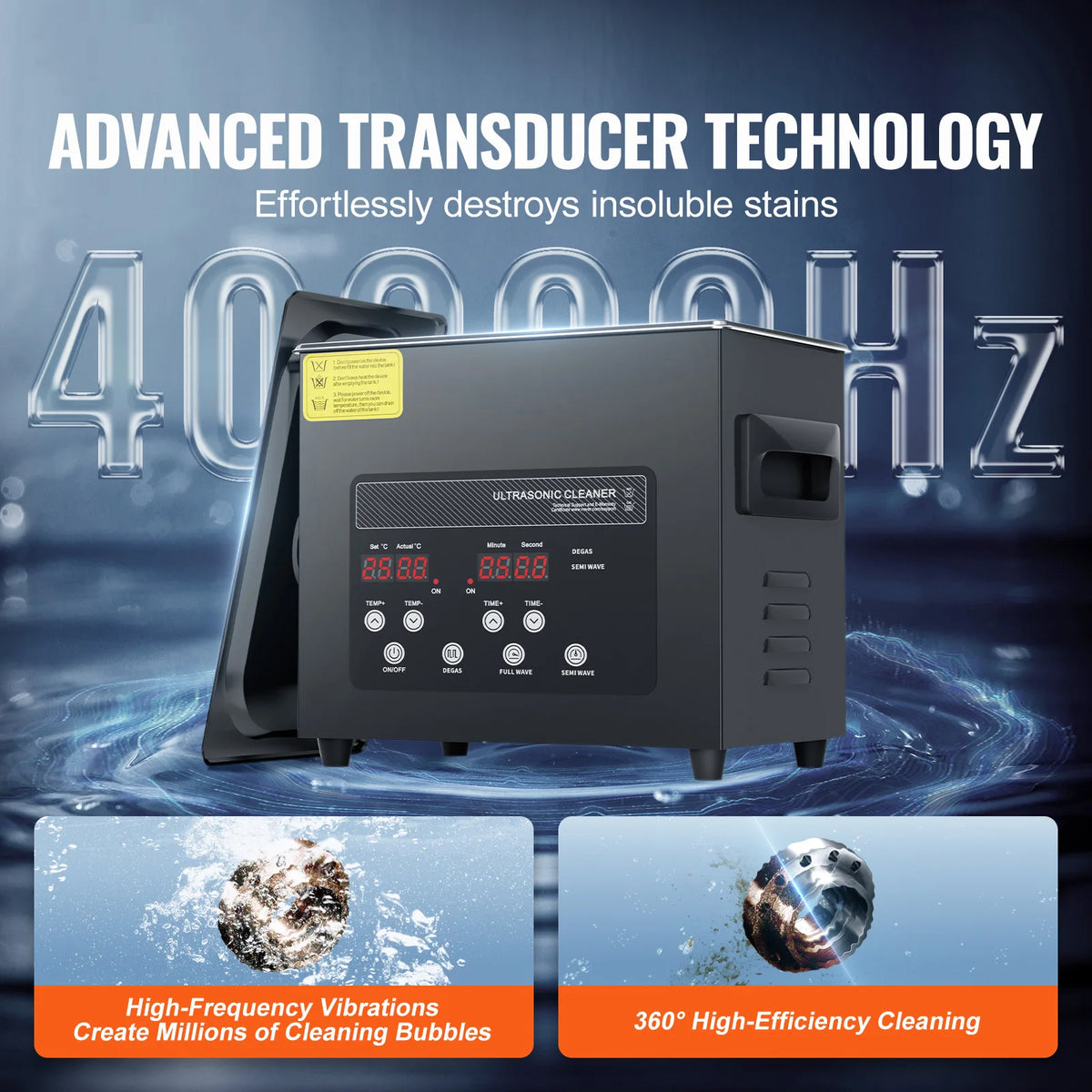 Succebuy Portable Ultrasonic Cleaner Dishwasher With Timer