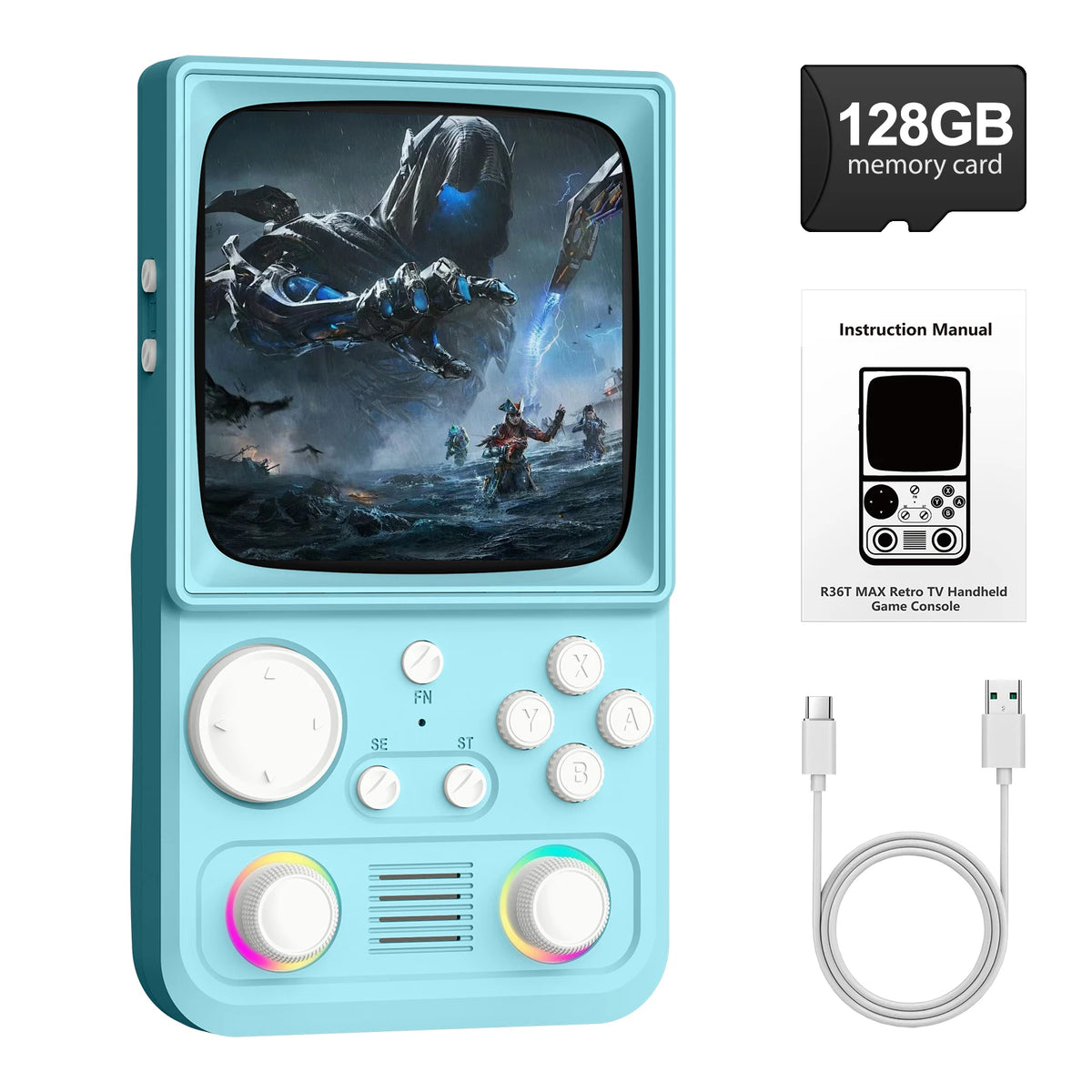 AISLPC RG40 Max Handheld Game Console Portable Gaming System