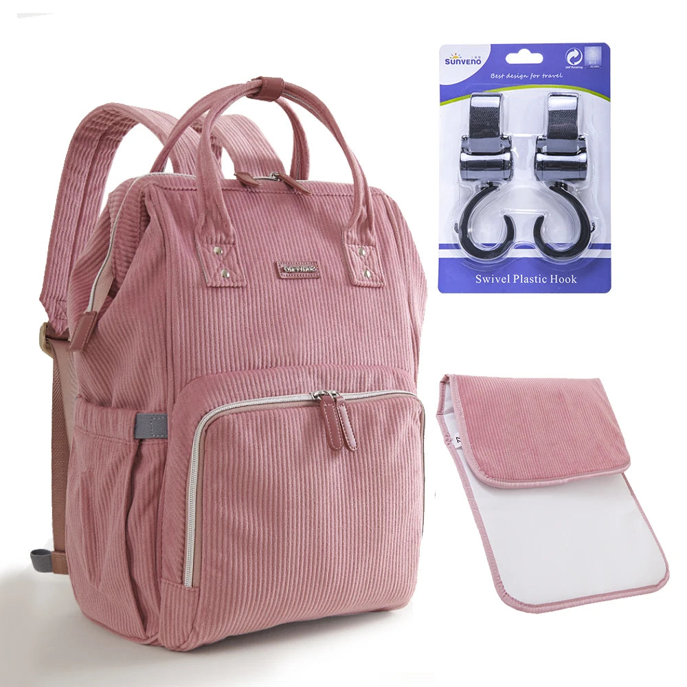 Sunveno Original Diaper Bag Backpack Travel Baby Mommy Organizer