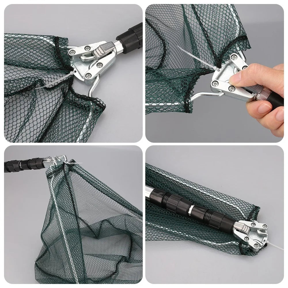Folding Telescopic Landing Net For Fly Fishing