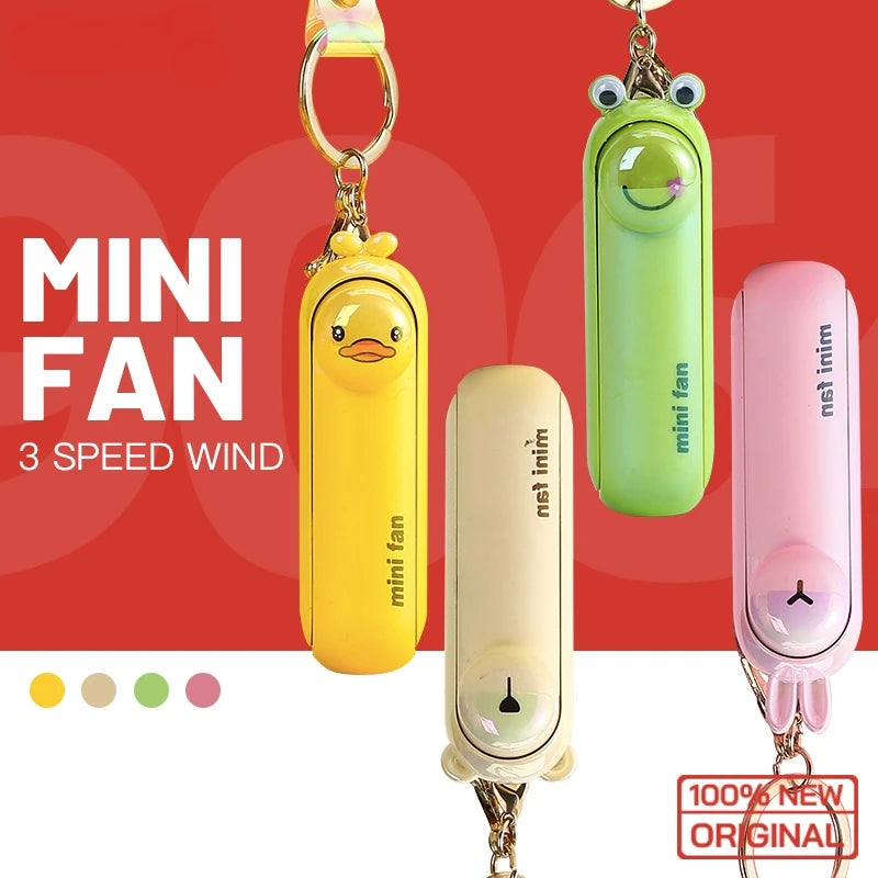 Foldable USB Rechargeable Handheld Fan Two In One Home Office
