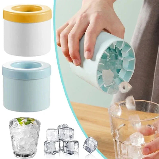 Round Silicone Ice Cube Mold For Summer Barware