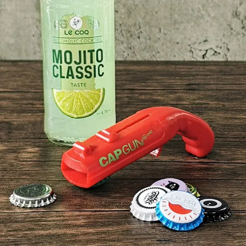 Portable Cap Gun Bottle Opener For Kitchen And Bar Tools
