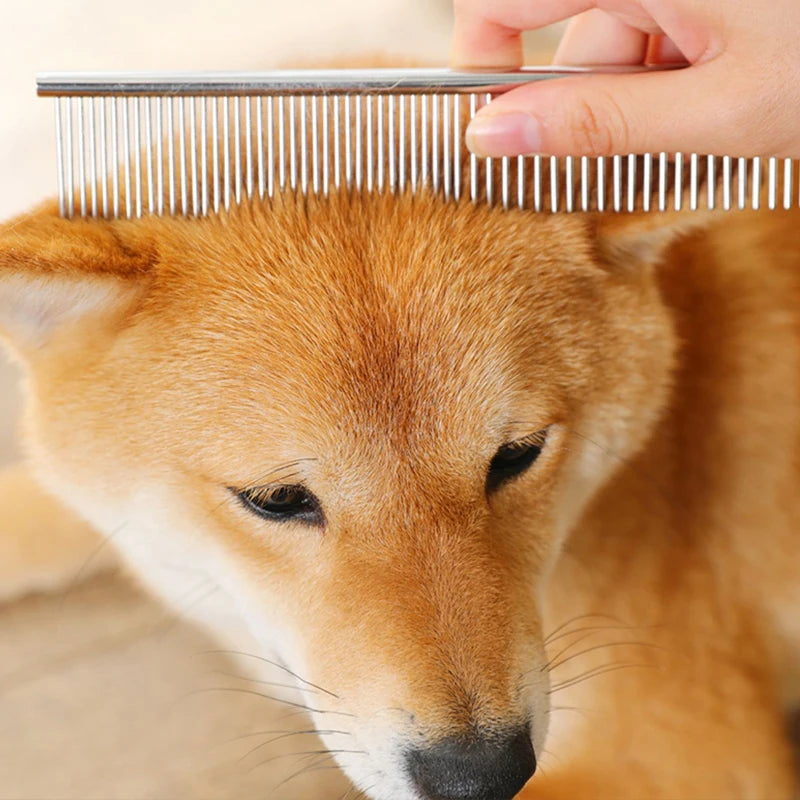 Stainless Steel Grooming Comb For Shaggy Dogs And Cats