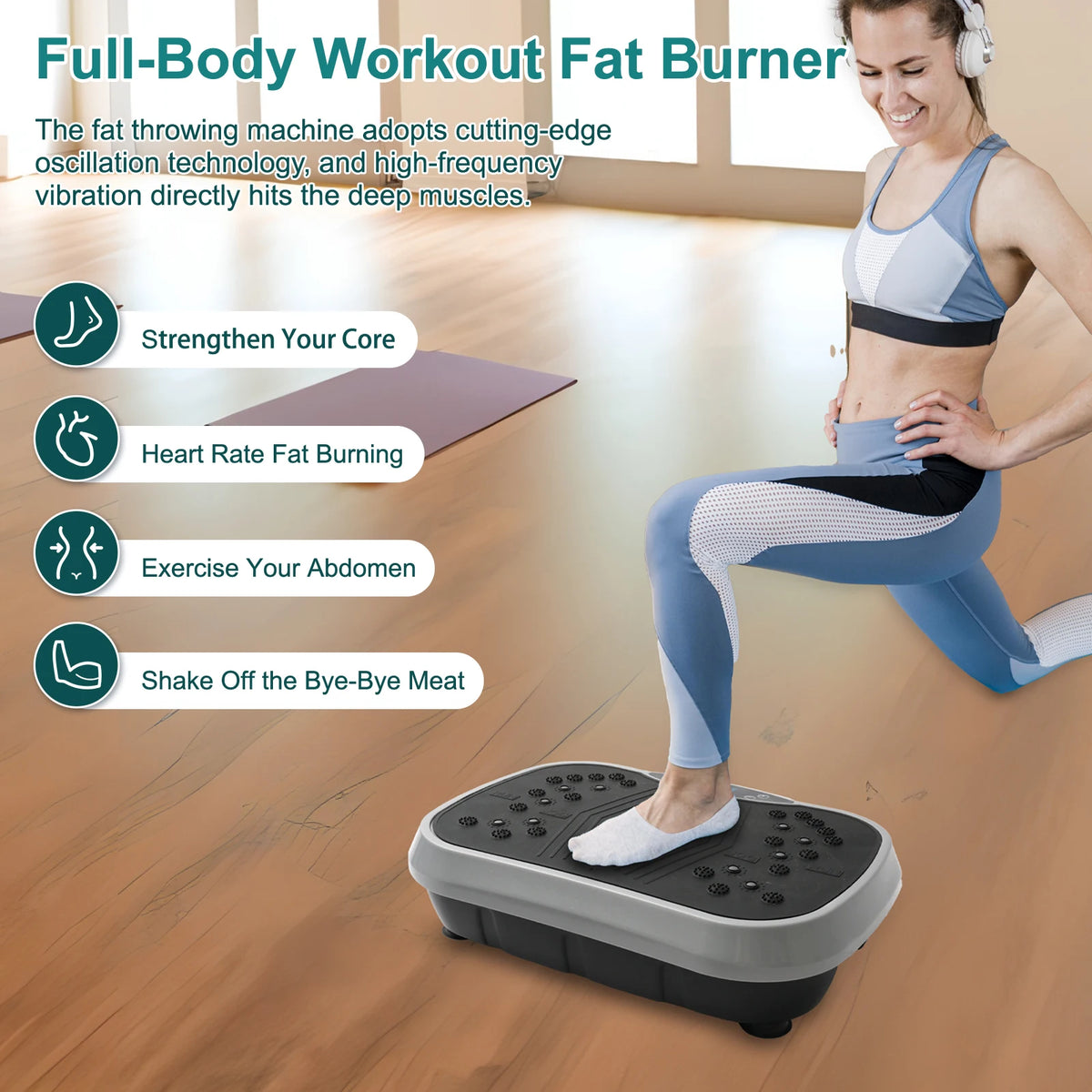 Portable Vibration Plate Exercise Machine By Manufacturer
