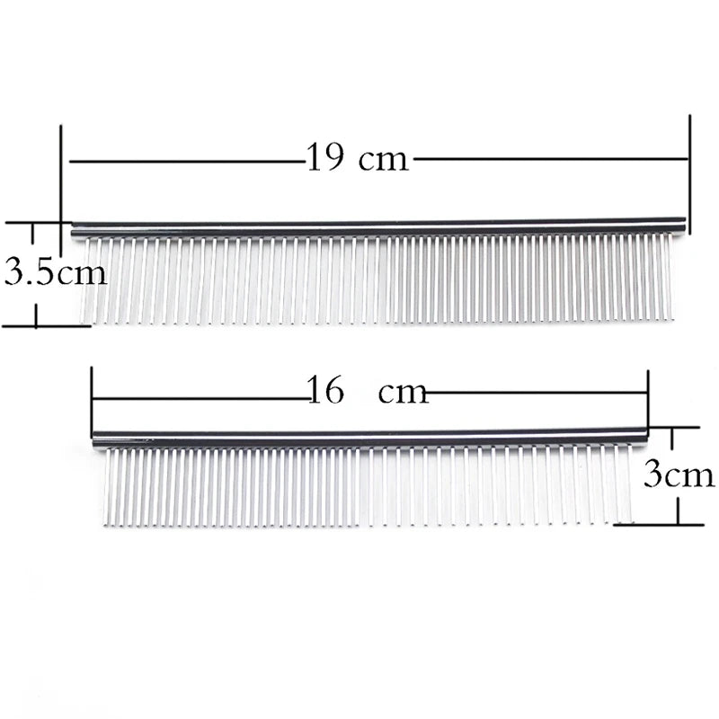 Stainless Steel Grooming Comb For Shaggy Dogs And Cats