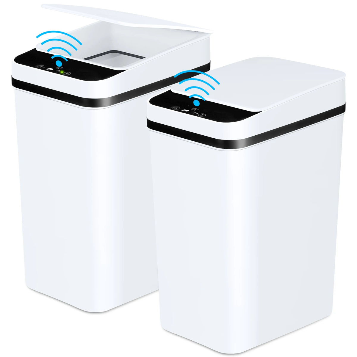 Automatic Touchless Motion Sensor Trash Cans Bathroom Bedroom Office