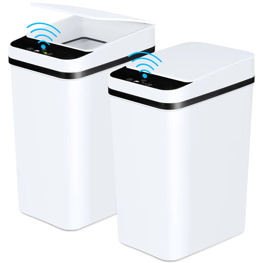Automatic Touchless Motion Sensor Trash Cans Bathroom Bedroom Office