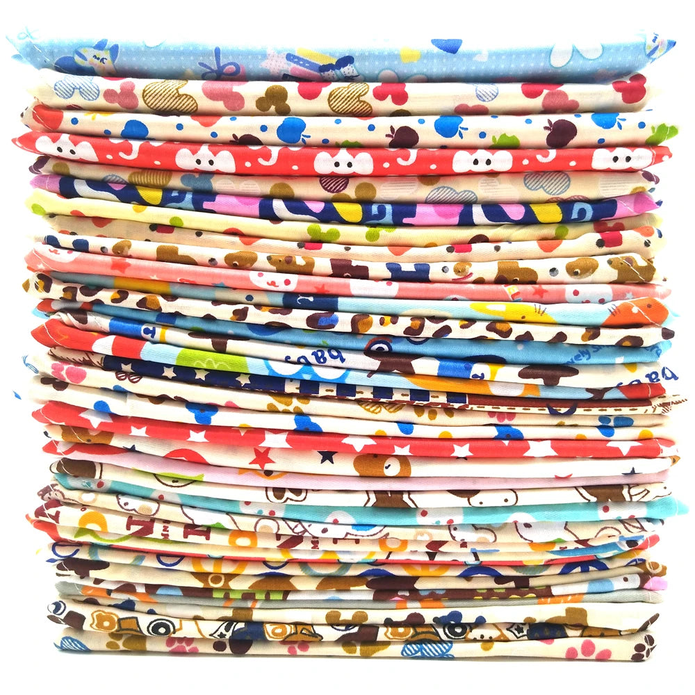 Pack Of 10 Cotton Dog Bandanas Bibs For Pets
