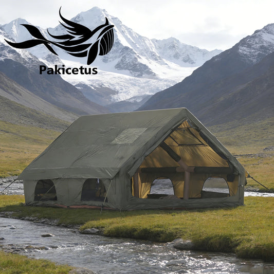 Pakicetus Inflatable Camping Tent Quick Setup Waterproof Outdoor Portable