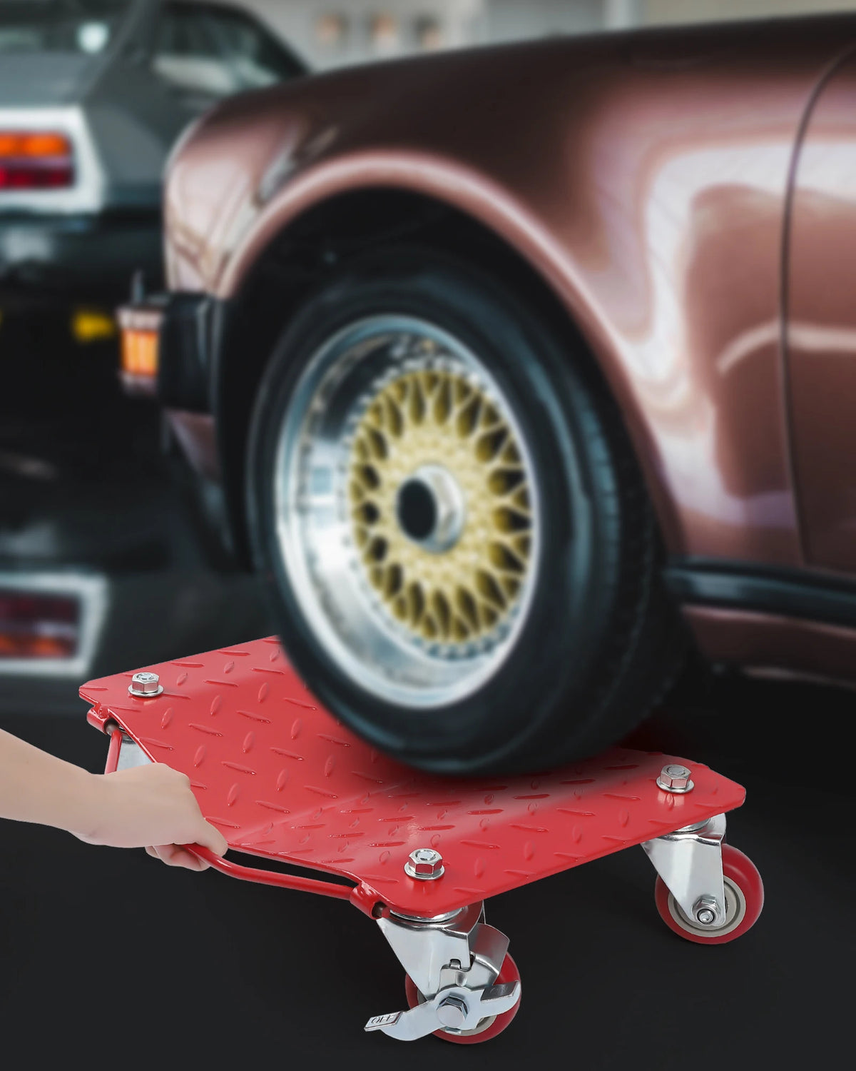 Twister Heavy Duty Car Tire Wheel Dollies For Auto Repair