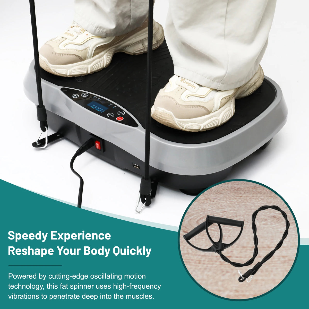 Portable Vibration Plate Exercise Machine By Manufacturer