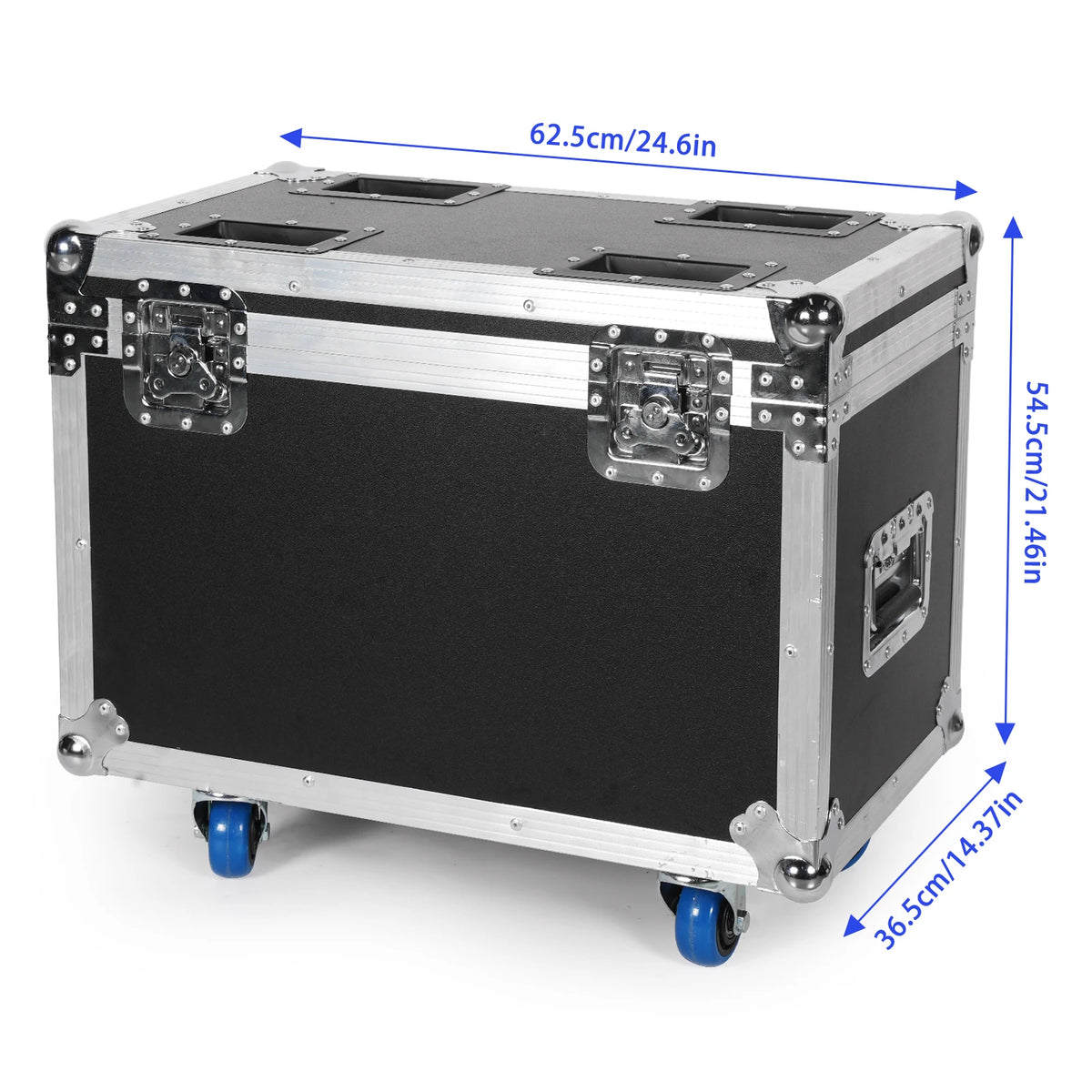 Fieryzeal Heavy Duty Airline Flight Case With Rolling Wheels