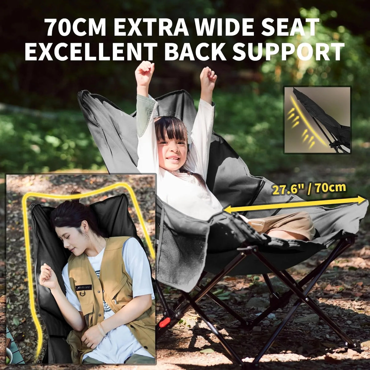 Naturehike Sea Star High Back Reclining Folding Camping Chair