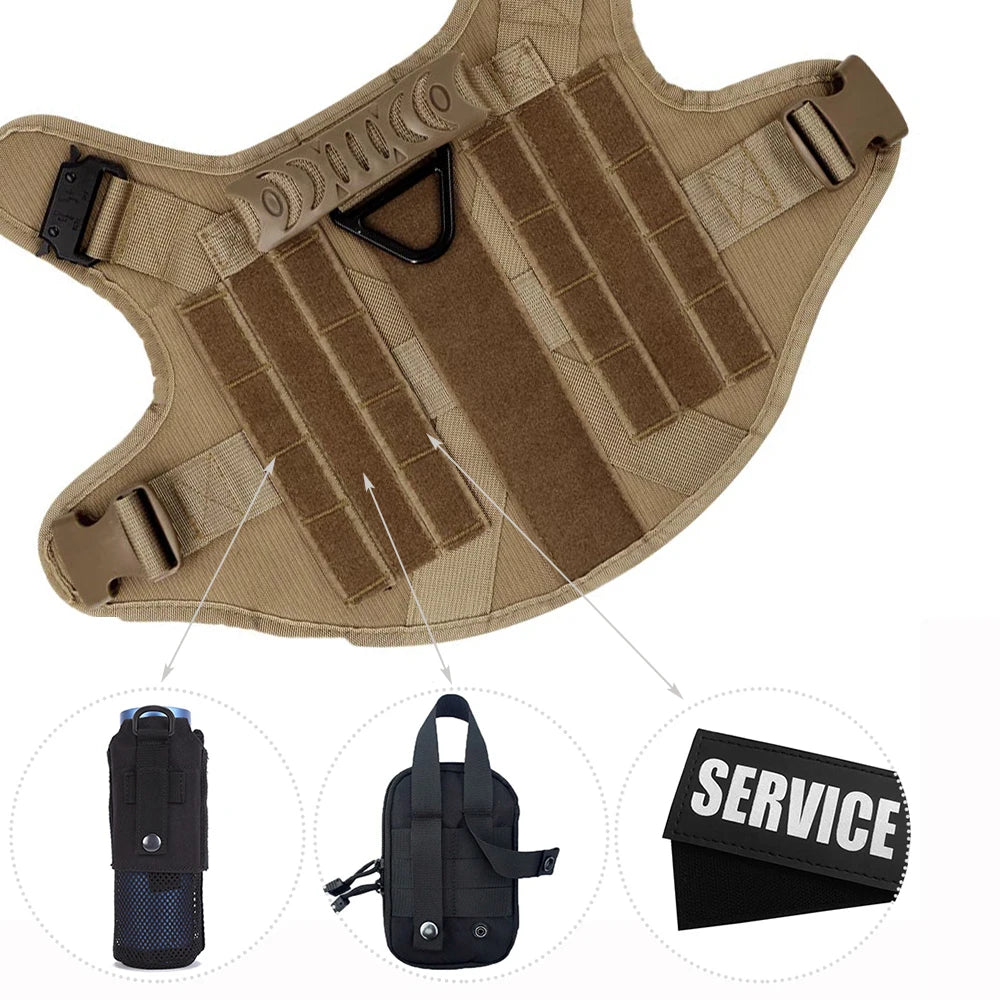Large Dog Harness And Leash Set Training Vest