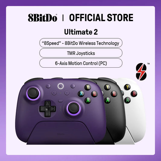8BitDo Ultimate 2 Wireless Gamepad for PC Android TMR Joysticks