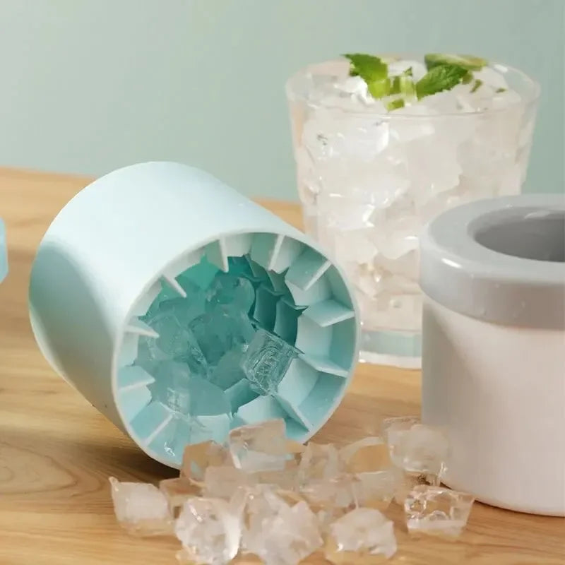 Round Silicone Ice Cube Mold For Summer Barware