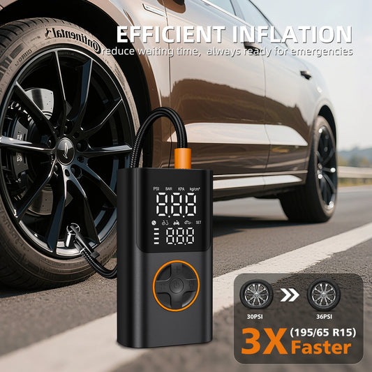 Chpownik Cordless Tire Inflator With Digital Display LED Light