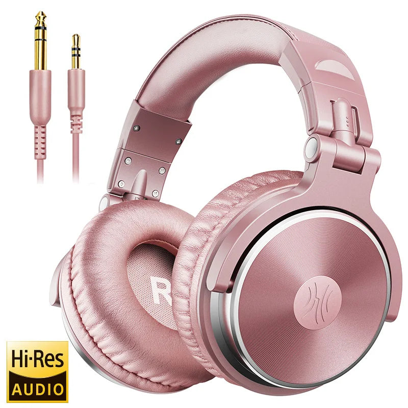 Oneodio Wired Over Ear Studio Monitor Headphones With Microphone