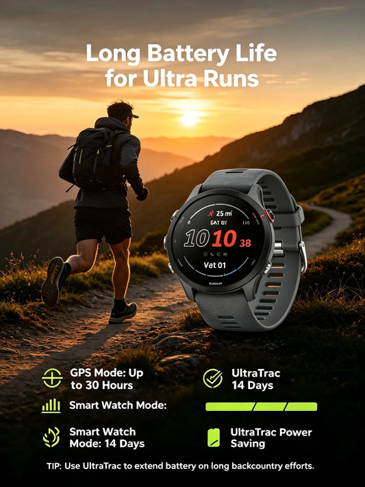 Garmin Forerunner 255 Sports Smartwatch With Long Battery