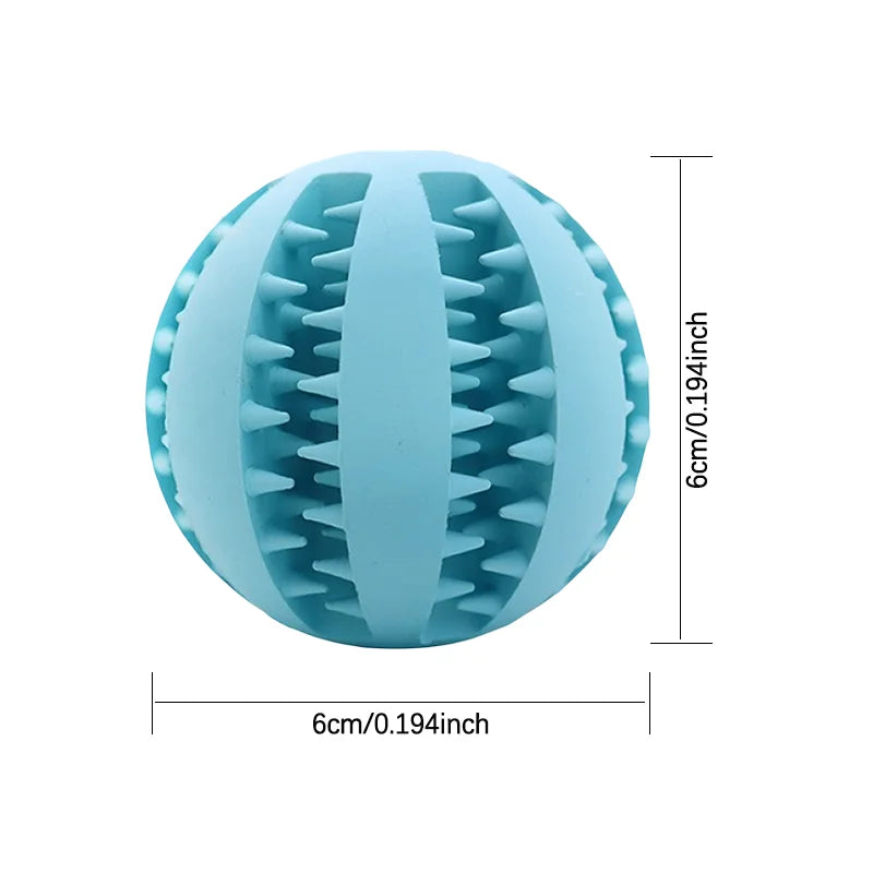 Rubber Teething Puzzle Toy Balls For Dogs