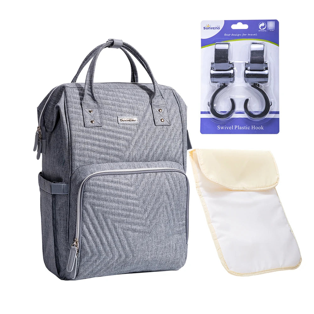 Sunveno Travel Diaper Bag Mother Backpack Organizer