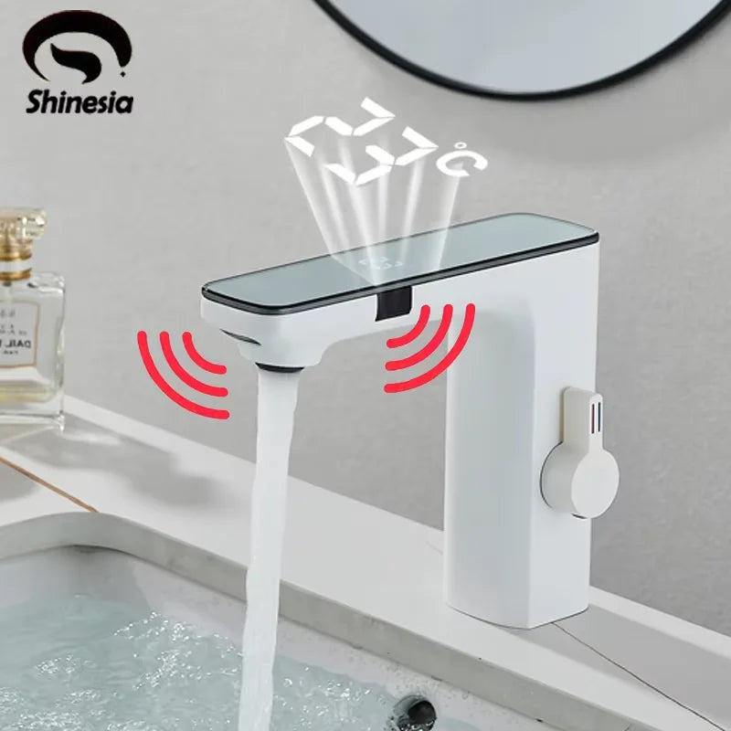 Seamless Shinesia Touch Control Digital LED Sink Faucet