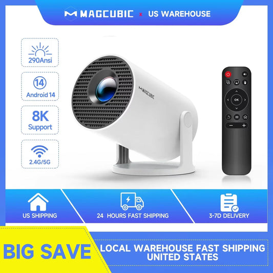 Magcubic Portable Projector With Native 720P Resolution