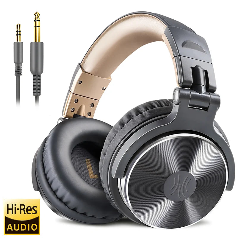 Oneodio Wired Over Ear Studio Monitor Headphones With Microphone