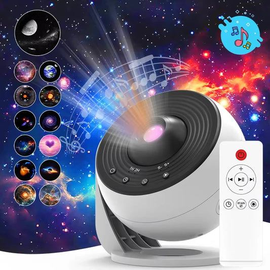 Ausyle Galaxy Star Projector Planetarium Night Light For Home Decor