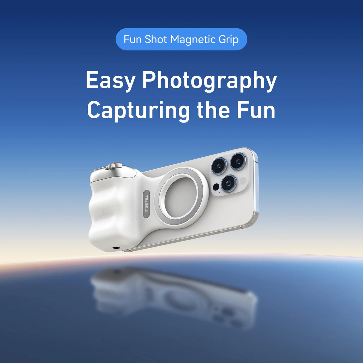 Telesin Magnetic Bluetooth Universal Camera Grip With Remote