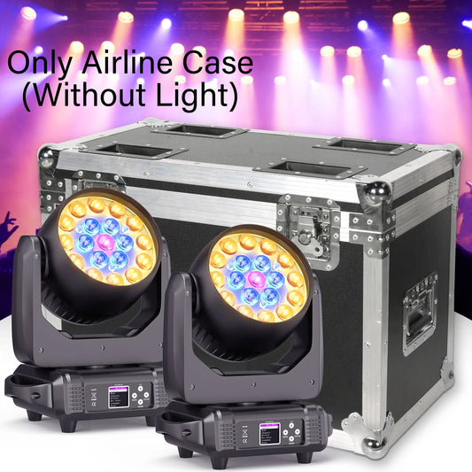 Fieryzeal Heavy Duty Airline Flight Case With Rolling Wheels