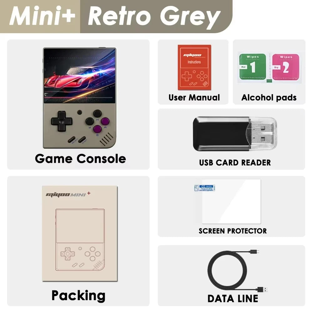 Miyoo Retro Handheld Game Console With High Resolution Display