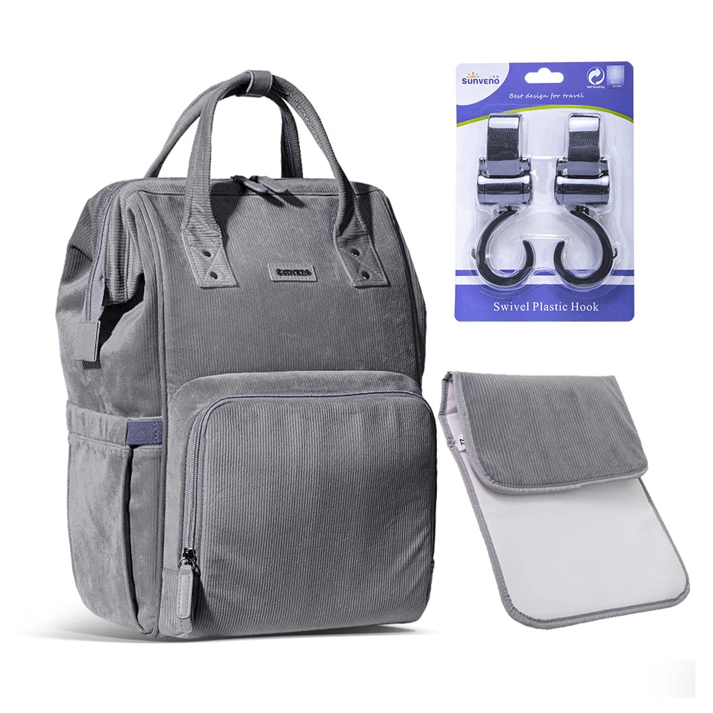 Sunveno Original Diaper Bag Backpack Travel Baby Mommy Organizer
